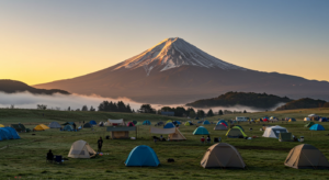 富士山のふもとっぱらキャンプ場の写真